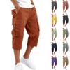 Zomer Nieuwe Heren Cargo Shorts, Met Trekkoord, Meerdere Zakken, Casual 3/4 Lengte Broek voor Mannen