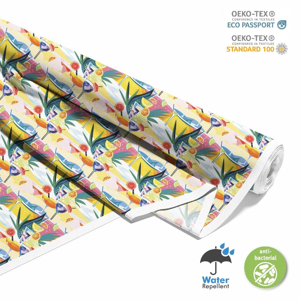 Outdoor Dekostoffe Oxford - Motiv Cocktail | Dx8507