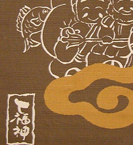 MAEDA SENKO Kaiuntei Good Luck Curtain with Seven Lucky Gods 037618