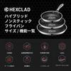 HexClad Hybrid Frying Pan [30cm] Silver