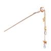 Vintage Palace Tassel Hairpin Stepping With Flower Pearl Hair Sticks