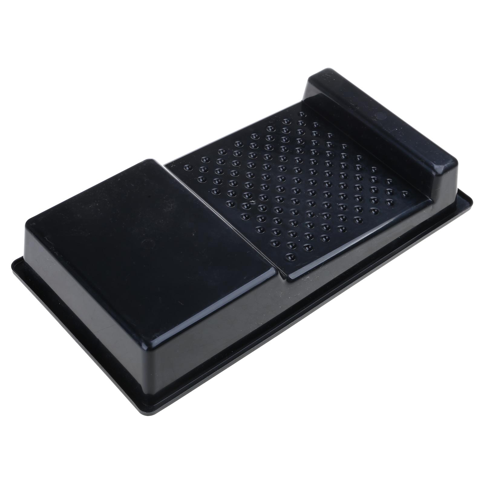 

4 Inch Plastic Paint Tray for Wall Small Area Brush Work Easy to Clean and Store DIYer Enthusiasts and Home Decorators B