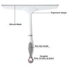 Glass Wiper with Hanging Hole Convenient Storage Ergonomic Handle Comfortable Grip Window Squeegee T-Shaped All Purpose Glass Door Shower Squeegee