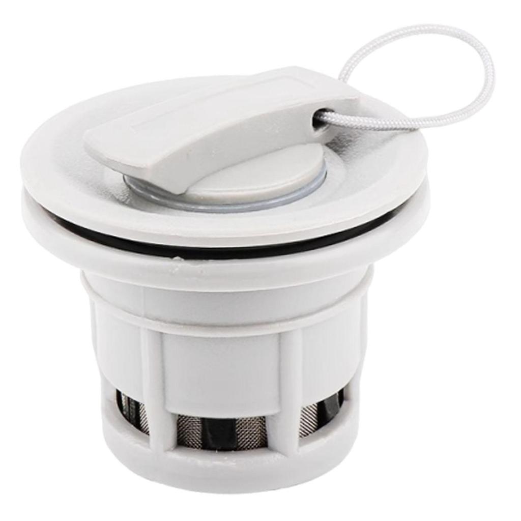Pontoon Boat Inflation Valve Replacement for Kayak Raft Easily Install Repair Parts Self Locking Lightweight with Filter Mesh