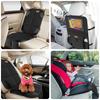1680D Child Seat Mat Protection Mat Kick Guard Cover Set Car Seat Protection Sheet with Storage Pocket [Smart eLf] 2-Piece