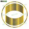 For XSR700 XSR 700 motorcycle accessories 17 inch front and rear wheel decals fairing hub modified reflective stripe stickers