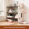 MiLing 3-Tier Desktop Storage Shelf with Pegboard