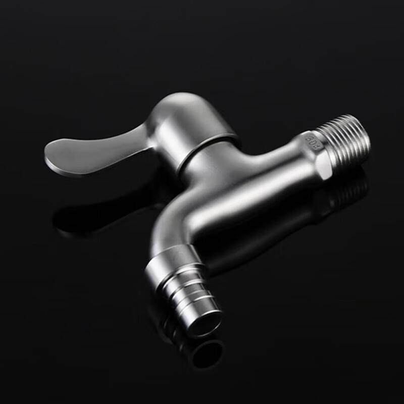 Zhuishi 304 Stainless Steel Wall-Mounted Single Cold Water Faucet