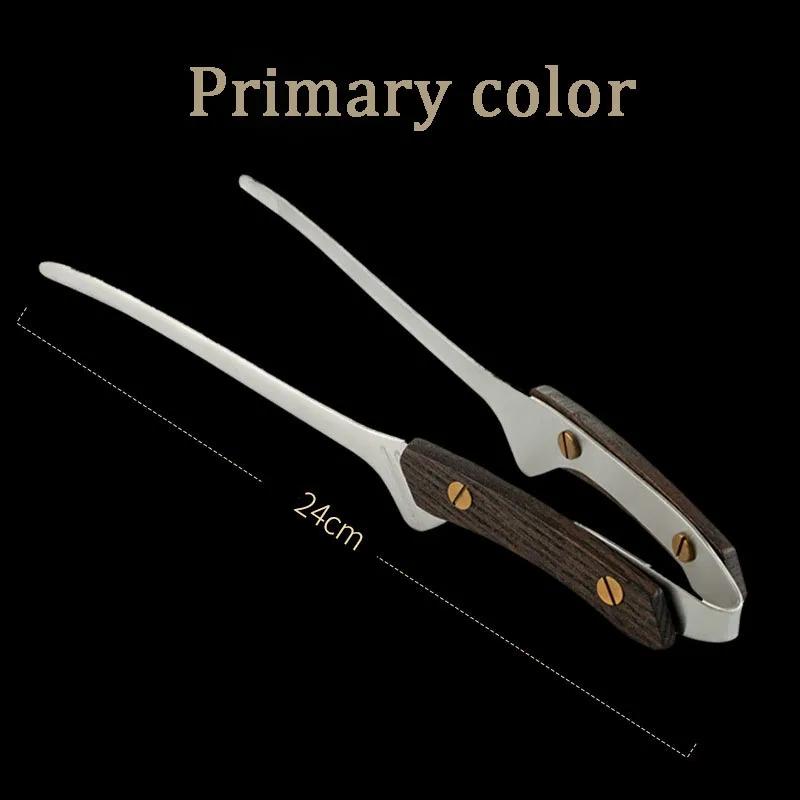 Stainless Steel Multifunctional Frying Fish Clips Frying Spatula Steak Clips Vintage BBQ Clips Outdoor Camping Supplies