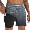 Mens Quick-Dry Board Shorts Swim Trunks With Print Design Beach Surfing Swimming Outdoor Activities