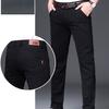 Herrenmode Business Casual Anzughose Lange Hose Herren Elastische Gerade Ärmel Formelle Hose Übergröße 28-38