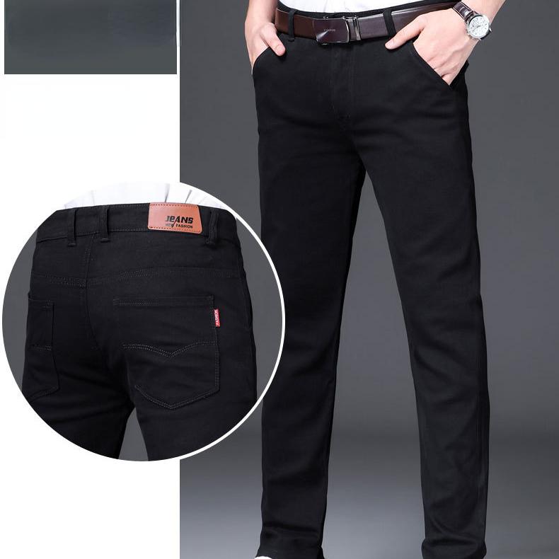 Herrenmode Business Casual Anzughose Lange Hose Herren Elastische Gerade Ärmel Formelle Hose Übergröße 28-38