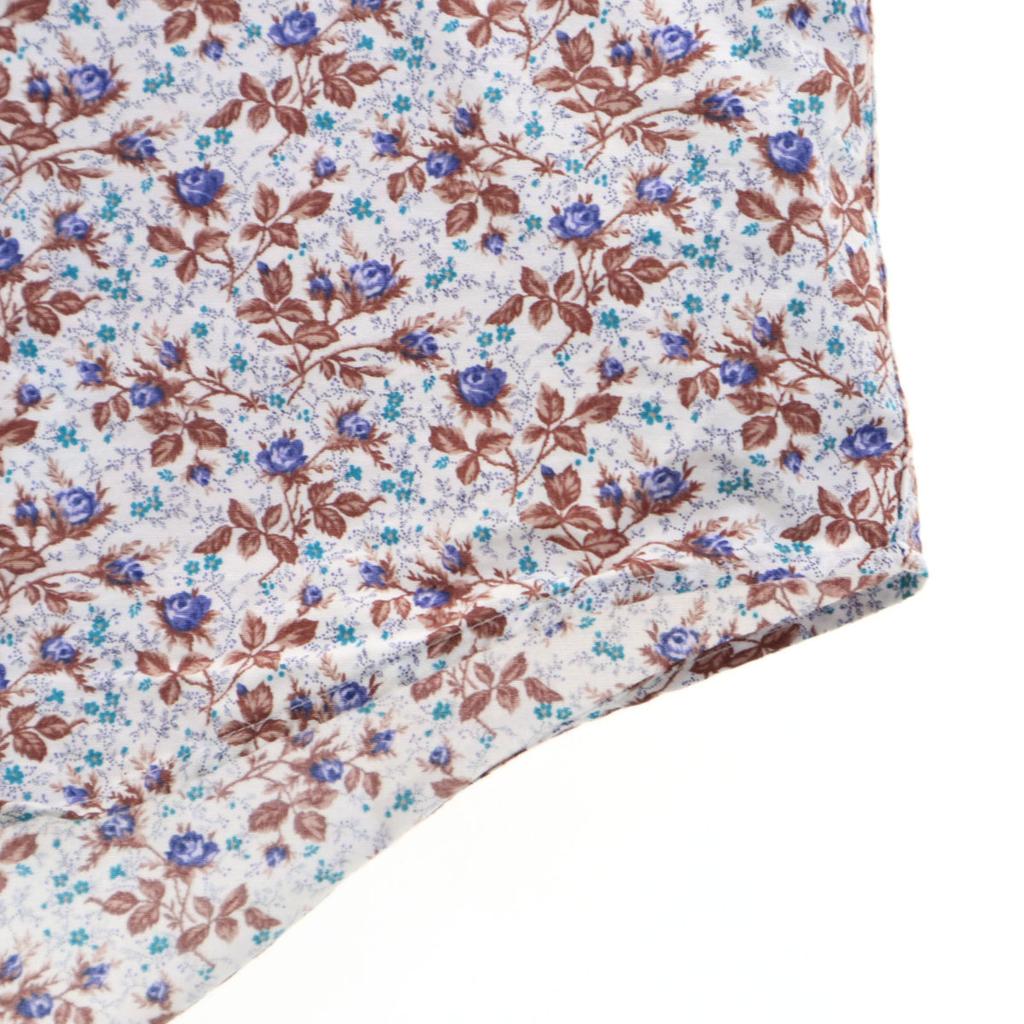 Paul Smith Made In Japan Floral Long Sleeve Shirt 2L Blue Men's Used