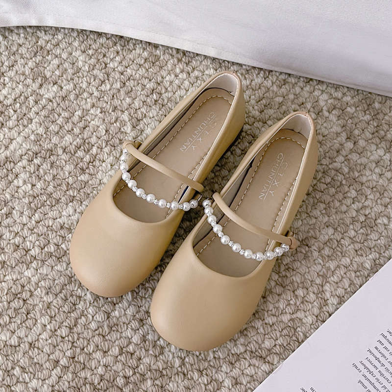 Pearl Evening Breeze Gentle Single Shoes Women's Spring and Summer 2025 New Mary Jane Shoes with Skirts Grandma Shoes Maternity Shoes