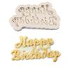 Happy Birthday Silicone Sugarcraft Chocolate Fondant Mold Cake Decorating Tool