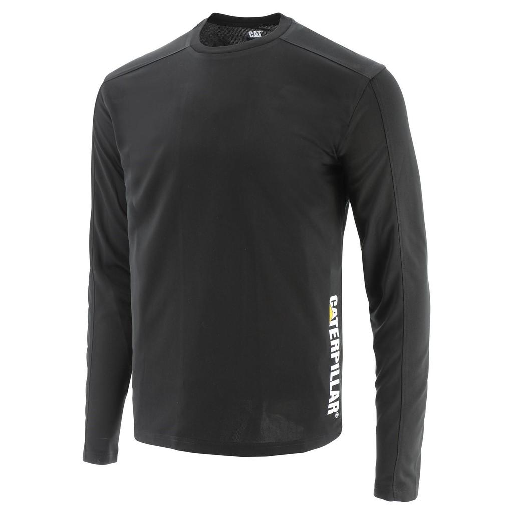 Caterpillar Unisex Voksen Coolmax Langermet T-skjorte
