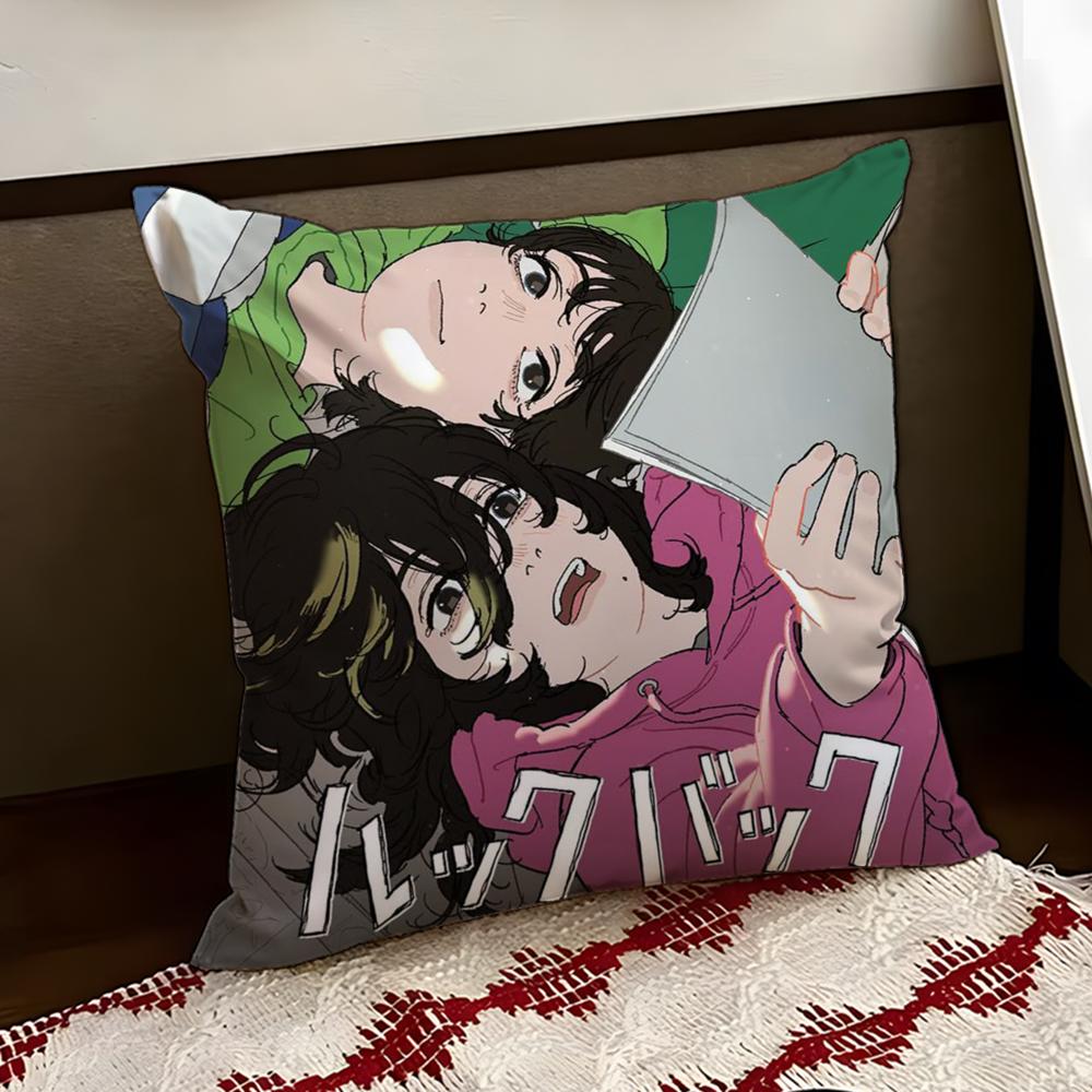 Look Back SSuddenly Cushion Cover Reversible Soft Durable Pillow Cover Home  Car MultiScene Use for Daily Comfort