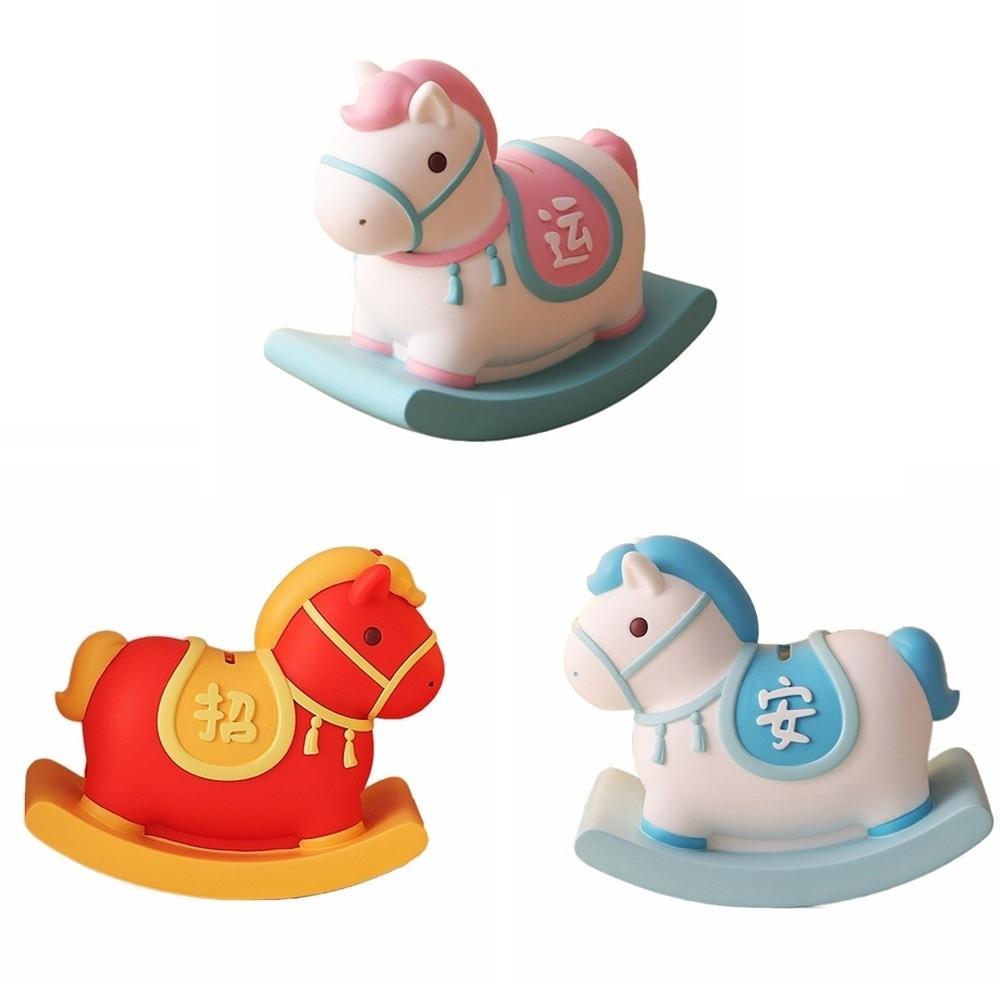 Savings Tank Cartoon Horse Money Boxes Anti Drop Horse Piggy Bank Ornament  Children/Kids