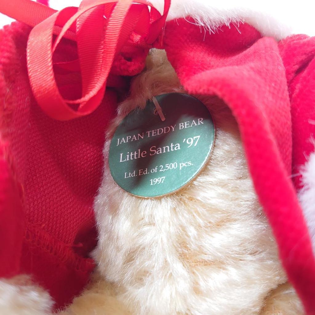 [USED] Steiff Little Santa '97 Teddy Bear 1997