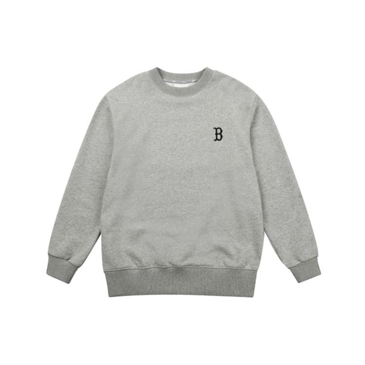 MLB Sweatshirts Unisex Gray Crew Neck Moderate Regular 31MT10111-43M