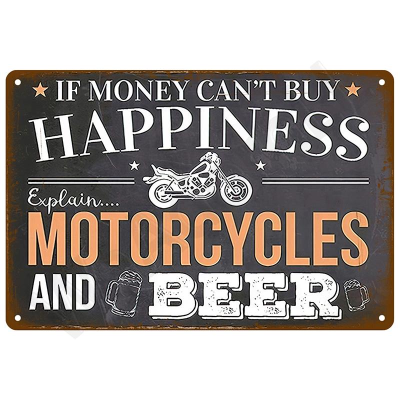 Retro Tin Signs Wall Bar Accessories Bathroom Home Living Room Decor Decorations Items Luxury Metal Signs Vintage Posters Art