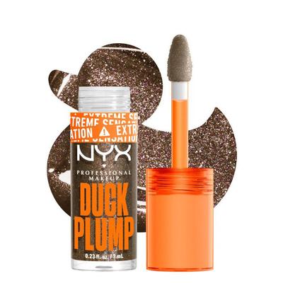 NYX Professional Makeup Gloss Duck Plump aufpolsternd und schimmernd Onyx-Pected