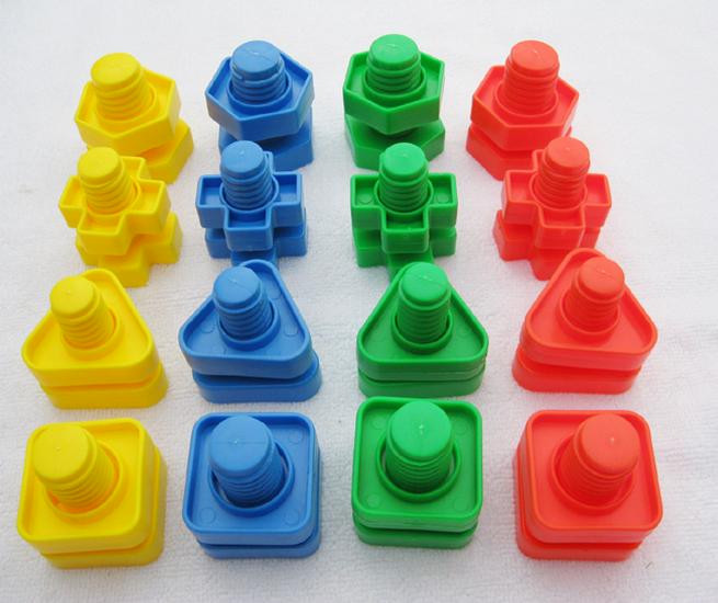 Educational Screw-In Building Blocks Set for Kindergarten: Colorful, Interlocking Toys for Creative, Hands-On Learning