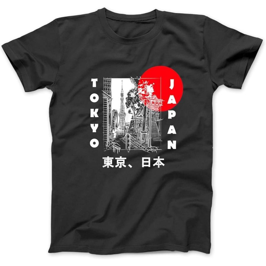 

Japan Aesthetic Retro Comic Tokyo Silhouette Japanese Font T-Shirt DEC Mens Womens Hoodie, Sweatshirt Longsleeve Black XXXXXL різнокольоровий