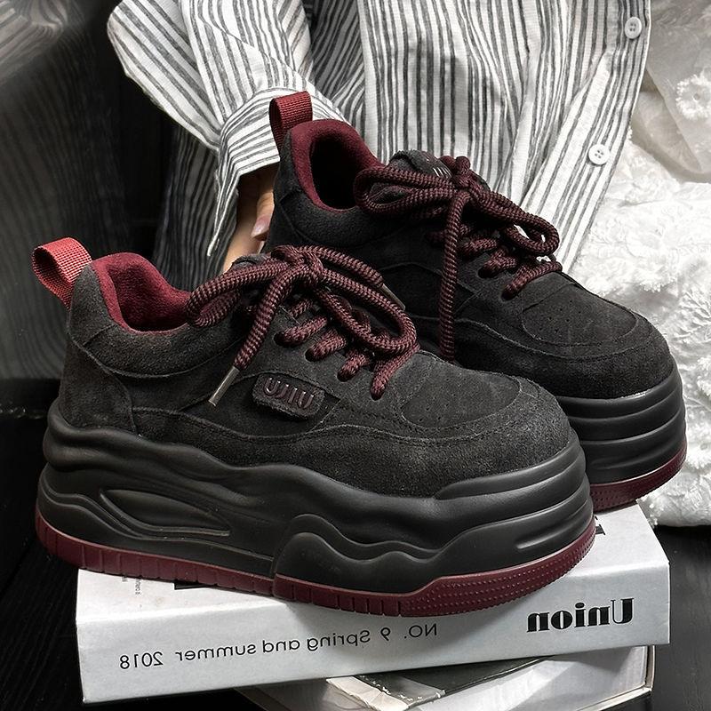 Fashion Retro Women Platform Shoes New Trendy Women Casual Shoes  Versatile Women Sport Shoes Comfort Height Increas Zapatillas Mujer