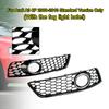 Honeycomb Bumper Front Fog Light Grille Grill Cover 8P0807682D 8P0807681D Fit A3 8P 2009-2013