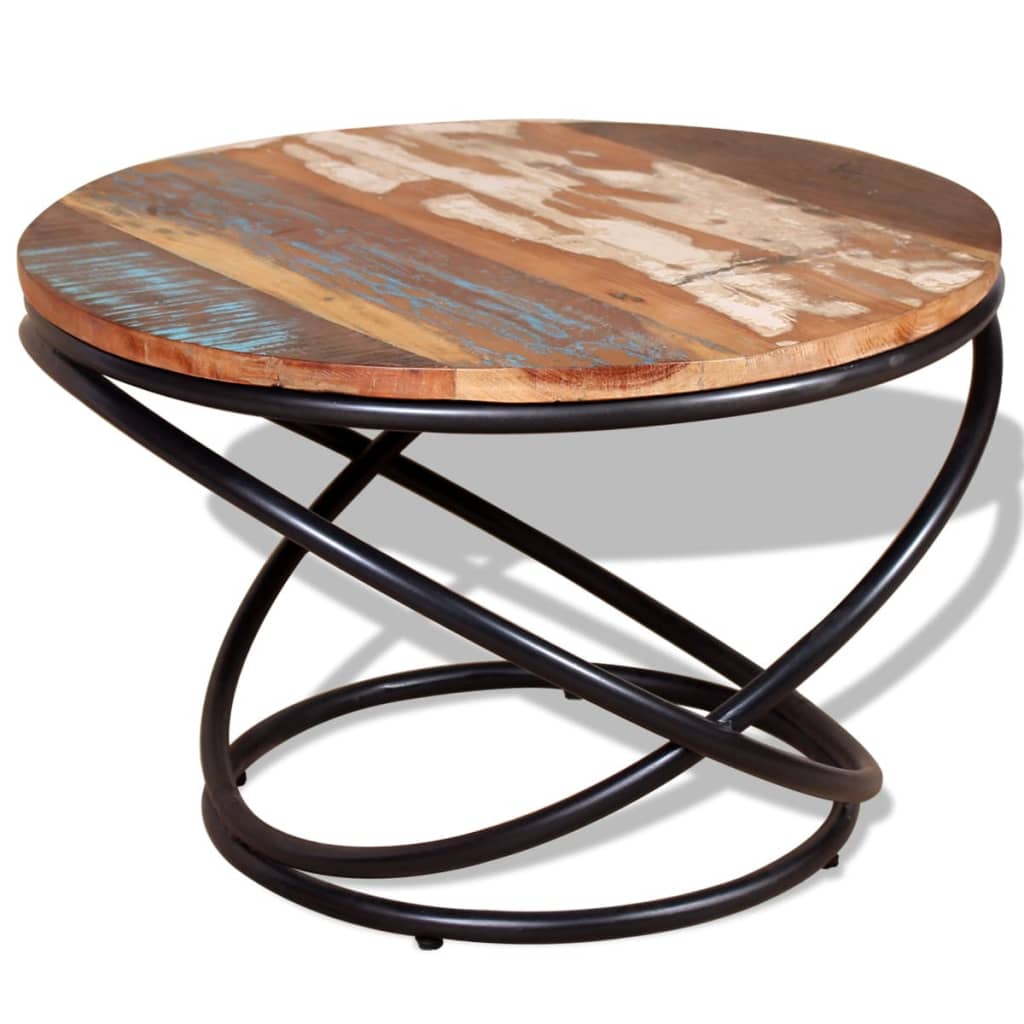 Vintage Solid Wood Coffee Table 60 X 60 X 40 Cm