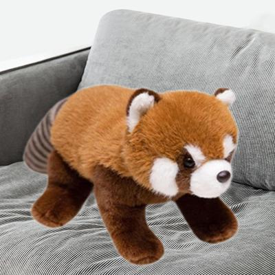 Süßes Waschbär-Stofftier Mädchen Tier Weich Entzückend Realistisch Gefüllt für Bettwäsche