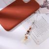 Sturdy Resin Cat Keychain Adorable Phone Accessory Compact Pet Lover Lightweight Phone Charm Gift for Everyday Use