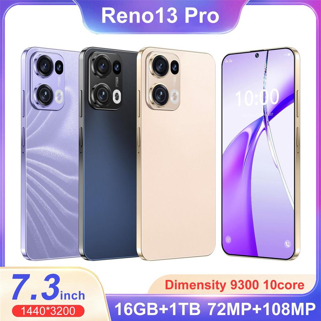 Reon13Pro 5G Android Smartphone - Large Screen, 16GB RAM, 1TB Storage.