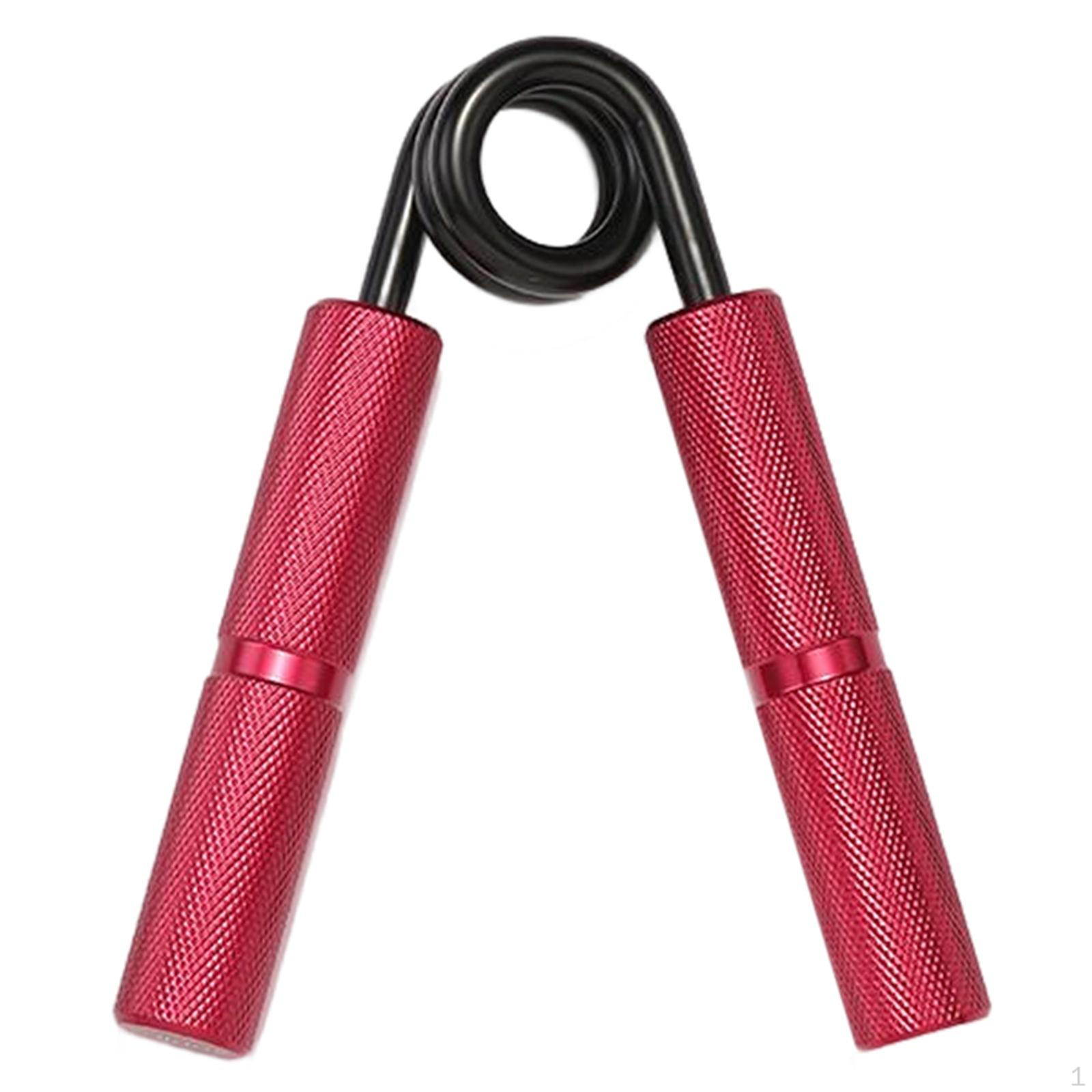 

Strengthener 100lbs-350lbs High Carbon Gripper Finger Wrist Mini Forearm Hand Exerciser Red 200LBS