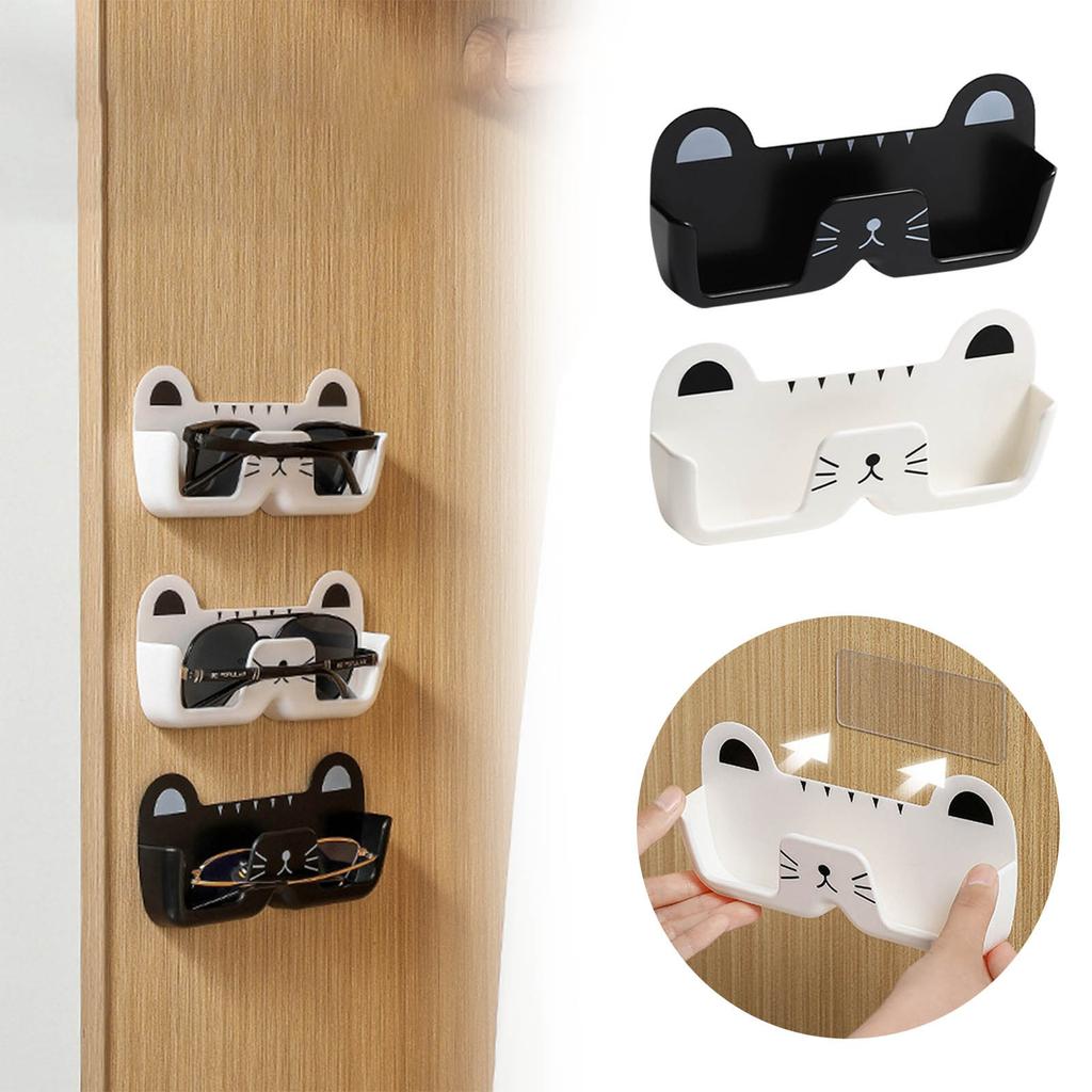 Cute Cartoon Storage Rack Glasses And Sunglasses Box Bathroom Item Storage Rack Hat Storage Wall Mounted Glasses Storage Rack