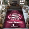 Bayern Munich Customize Your Name Area Rug Perfect for Game Room Study room Foyer Bedrooms Antislip Carpet Anime Office Decor Wedding Party Gift