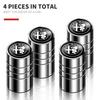 Car Stickers For Alfa Romeo 4Pcs Car Tire Cover Valve Leak-proof Cap For Alfa Romeo 146 147 155 156 159 Stelvio Giulia Giulietta