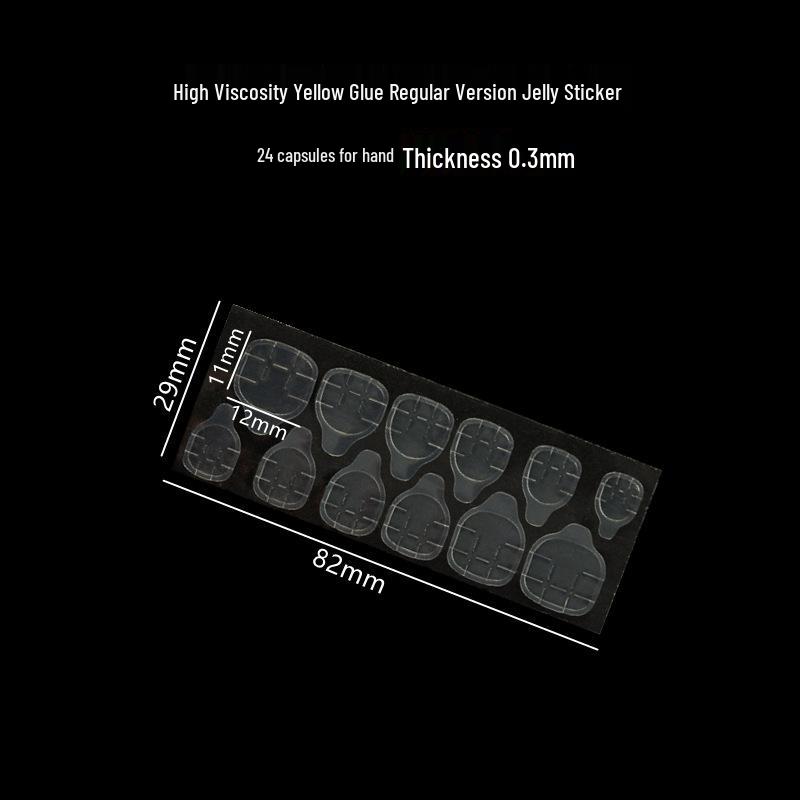 

Ультратонкие гелевые наклейки для ногтей: Двусторонний, Высокая вязкость и Водонепроницаемый