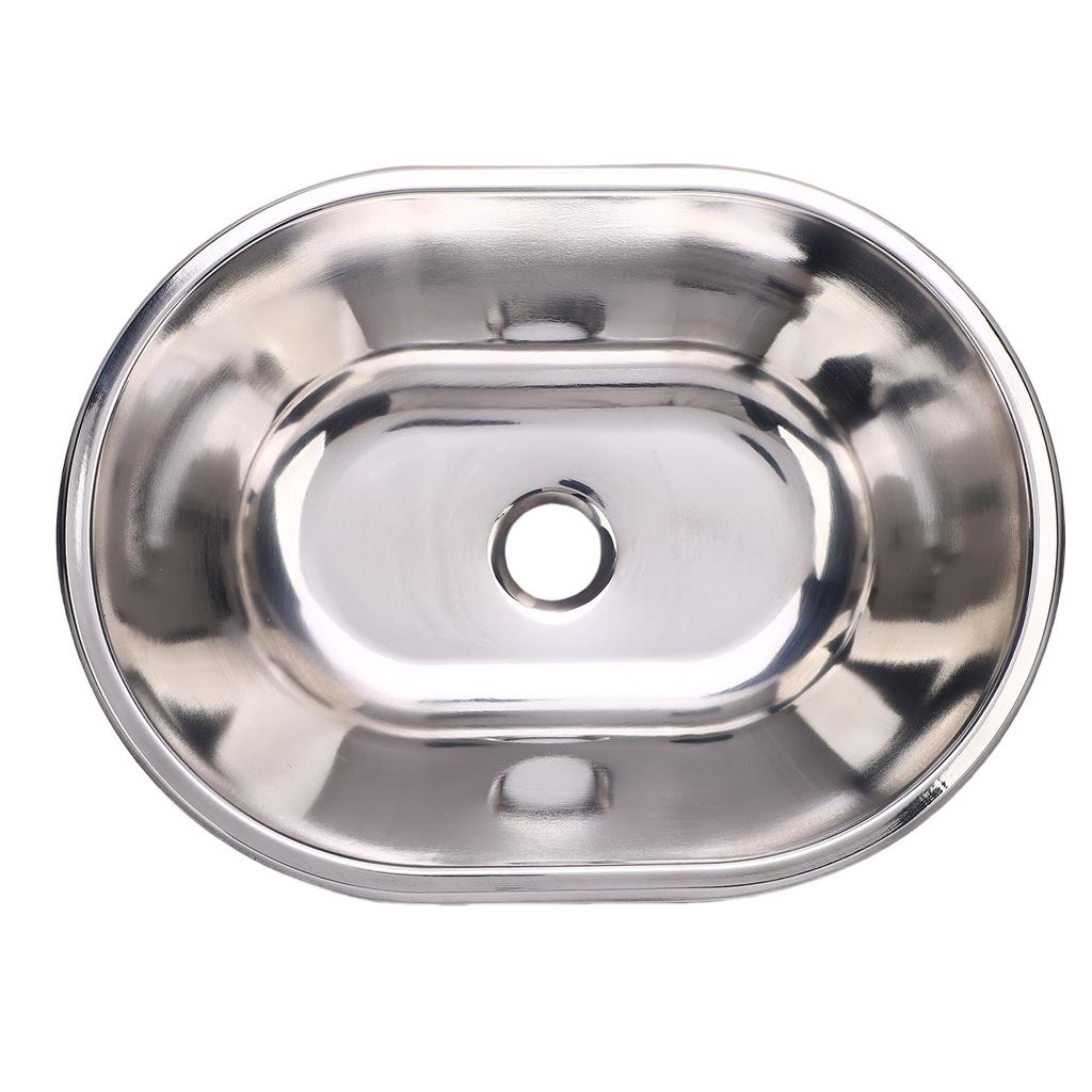 RV Bar Sink 14.72x10.79x3.94 Inch Flush Mounted Stainless Steel Kitchen Sink with 40mm Drain Hole for Boat Motorhome