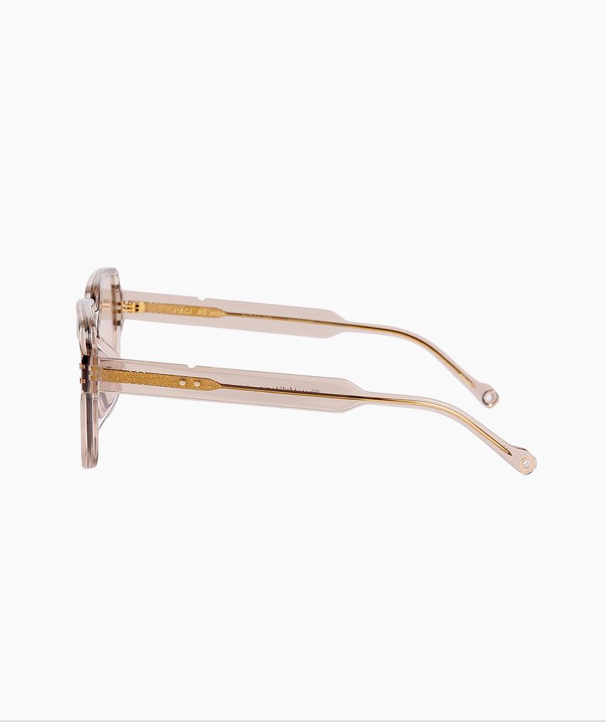 Seupeulingseuteulingseu Retro Square Shape Sunglasses Page 80 [Cognac]
