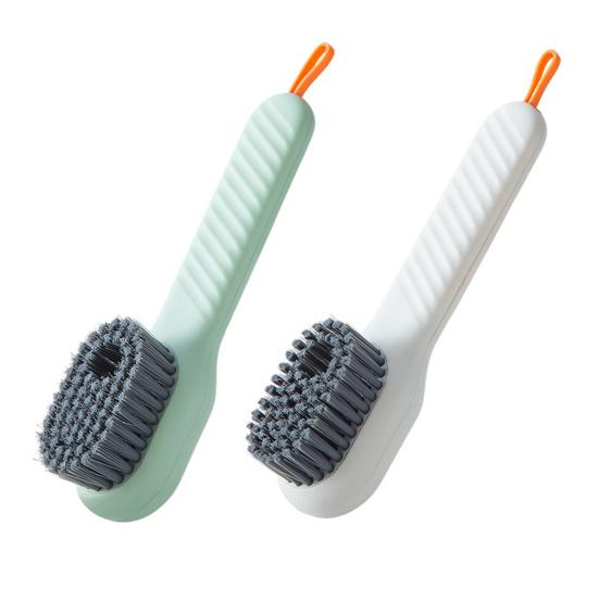 Shoes Cleaning Brush Ergonomic Handle Sturdy Multifunction Soap Dispenser Brush Multifunctional Cleaning Tool