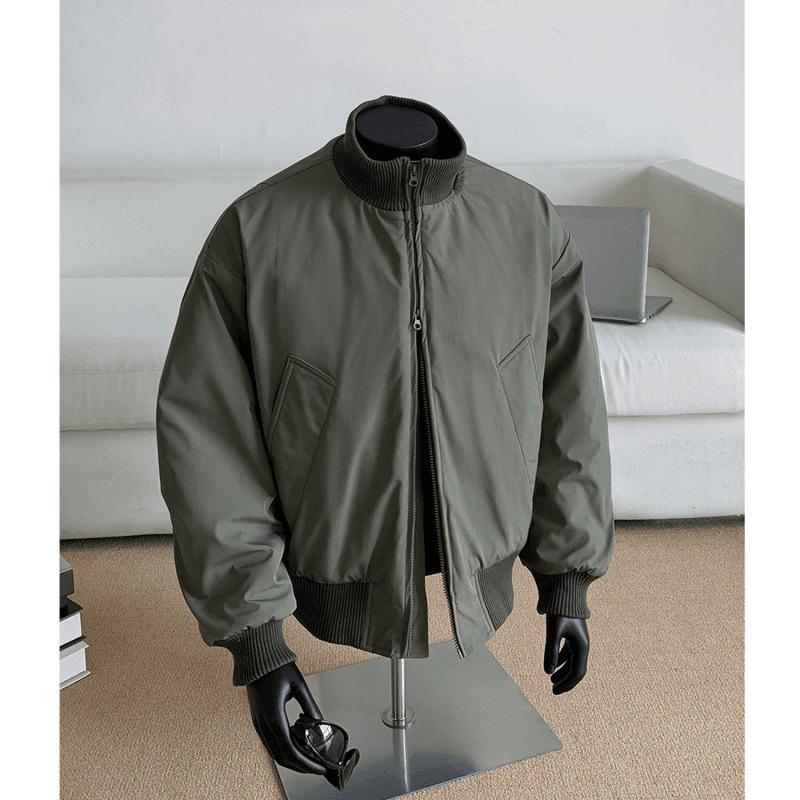 Men's American-Style Cotton Pilot Jacket: Autumn/Winter Slim Fit, Thickened Warm Outerwear