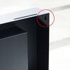 Wall mounted Bioethanol fireplace DELTA FLAT black with glazing TÜV