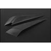 Pegatina Recorte Decorativa Cubierta Ceja Faros de Coche Parpado para BMW X1 28i 35i xDrive 2008-2012 E84 FRP negro mate