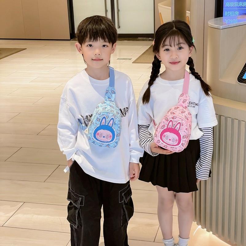 Single Pattern Printed Shoulder Crossbody Chest Bag Fashion Gift Kids
