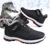 Bomullssko vinter varm snøstøvler mote avslappet bomullsstøvler utendørs fortykket fløyel sport gåsko kald