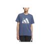 Graphic Short Sleeve T-Shirt Comfortable Versatile Casual Soft Men T-Shirts Gray Blue KB7749