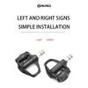 RIRO automatic road bike pedals Self-Locking nylon pedals with Cleat For Shimano SPD System black ultralight road bike pedals