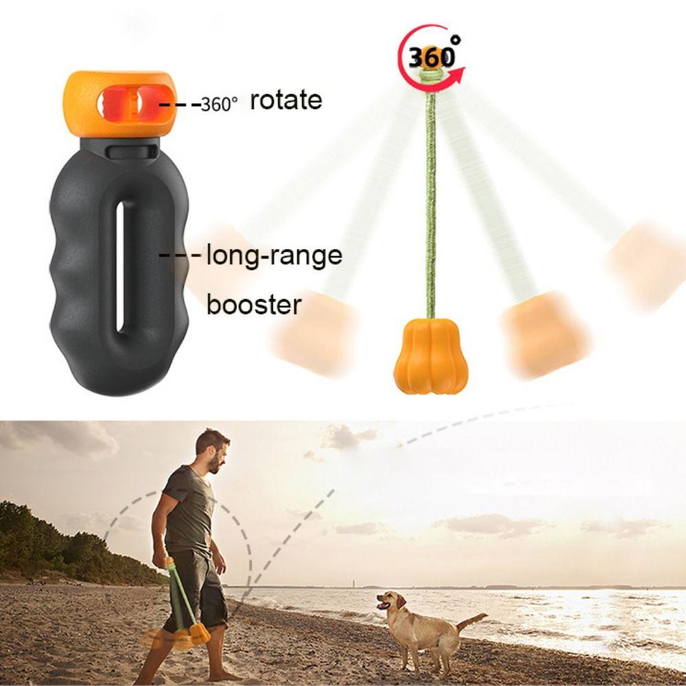 TPR Dog Pumpkins Ball Toy Bite Resistant Dog Chew Toys Funny Halloween Pumpkin Dog Toy  Halloween